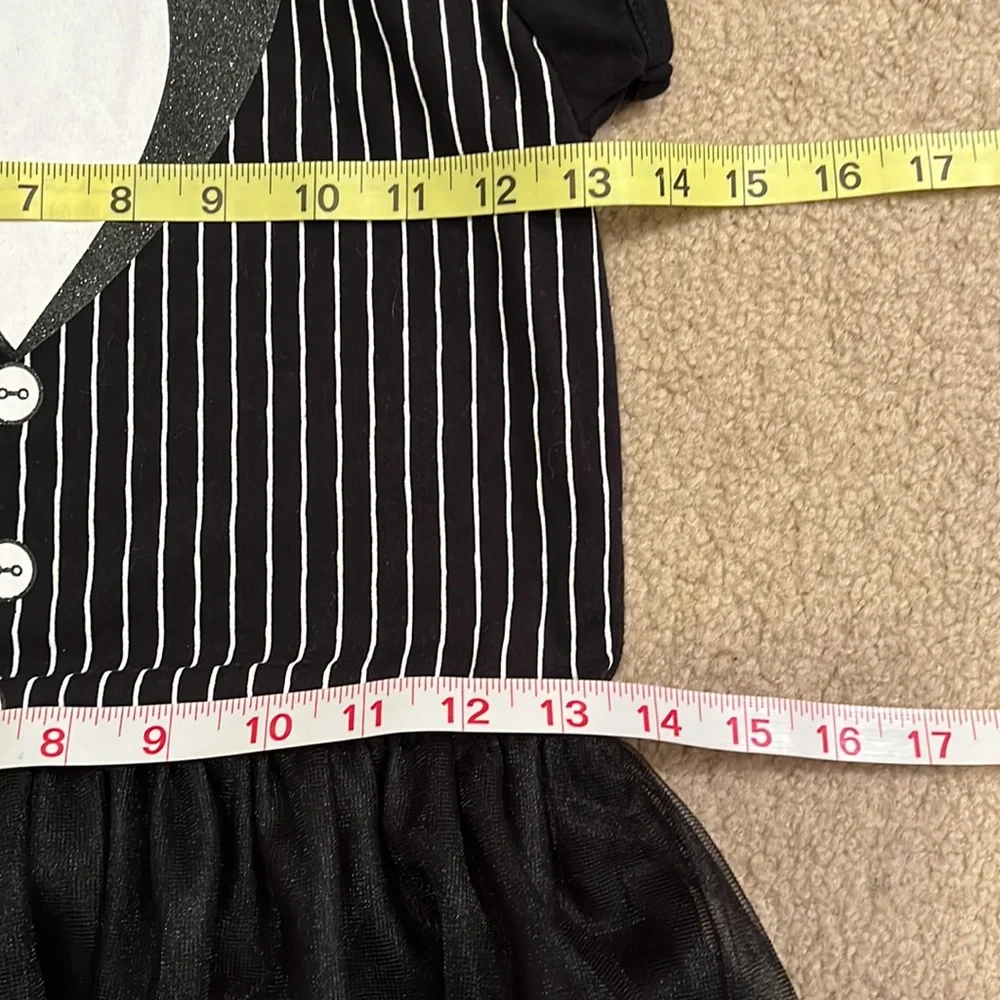Disney Nightmare Before Christmas Costume, FREE doll, size 10/12 - Picture 3 of 10